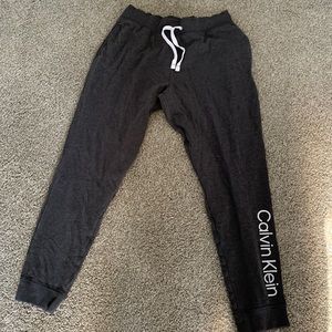 Large grey Calvin Klein sweatpants. Never worn before. Perfect condition.